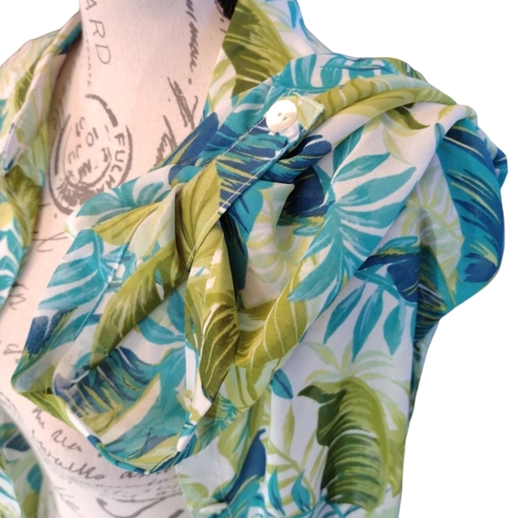 Club Z Collection Sheer Tunic NWOT - Picture 4 of 7